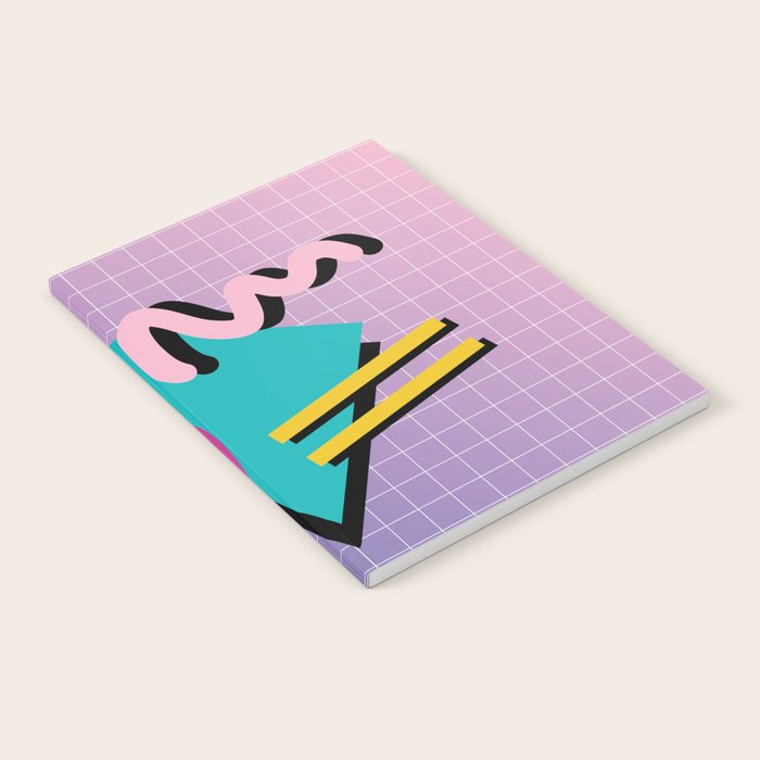 Memphis Pattern 10 - 90s - Retro Notebook Gallery Image 1