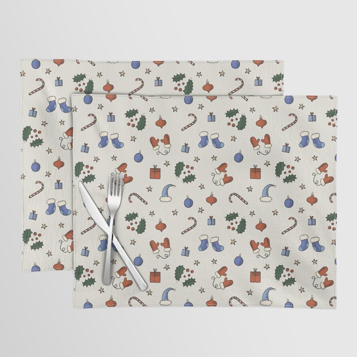 Christmas Pattern #3 Placemat Gallery Image 1