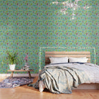 Let's Play Tennis in Soft Green Wallpaper Gallery Image 3