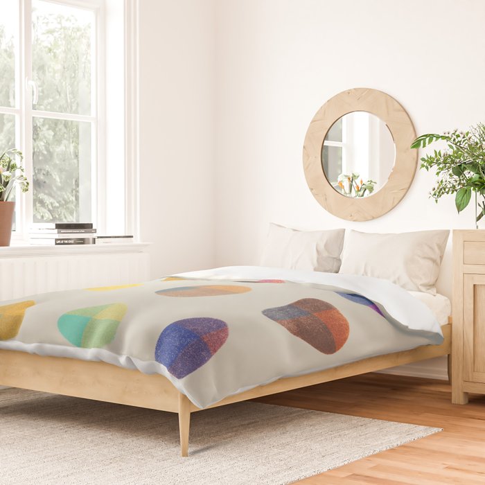 Painted Pebbles 4 Duvet Cover Gallery Image 2