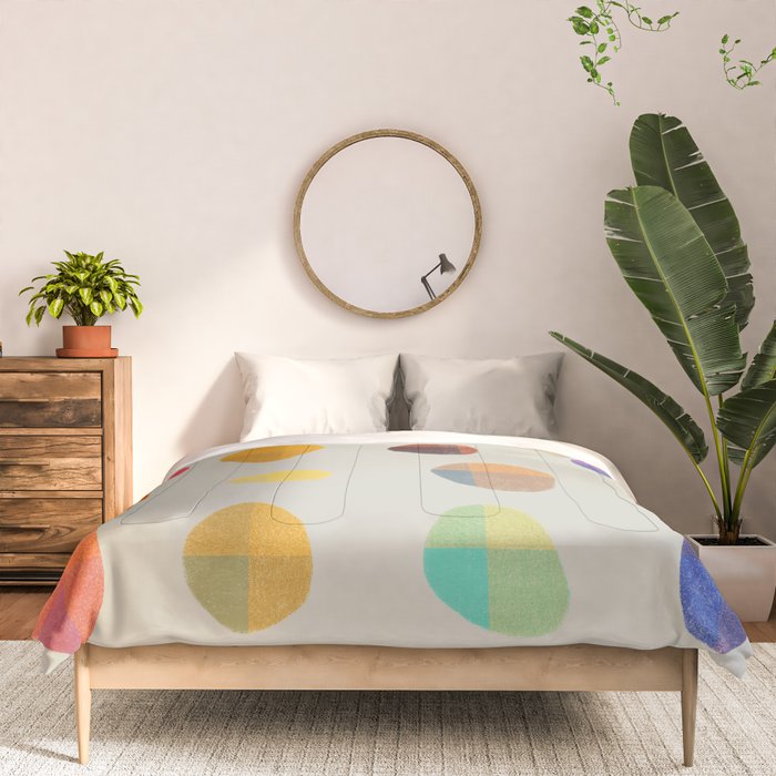 Painted Pebbles 4 Comforter Gallery Image 3