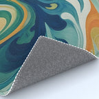 Tangerblue Waves Rug Gallery Image 4