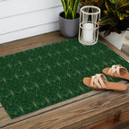 Art Deco in Emerald Green Outdoor Rug Gallery Image 2