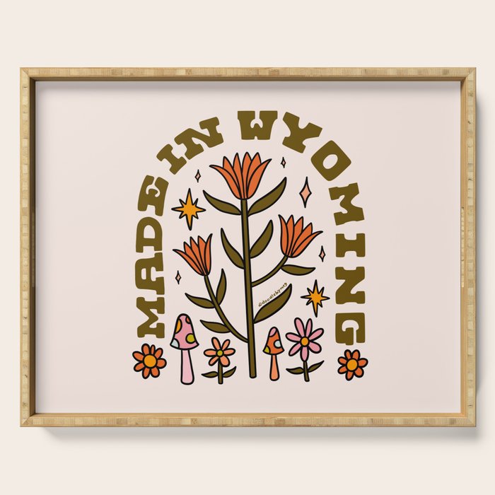 Made In Wyoming Serving Tray Gallery Image 1