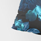 Flora temptation - moonlit blue Pillow Sham Gallery Image 4