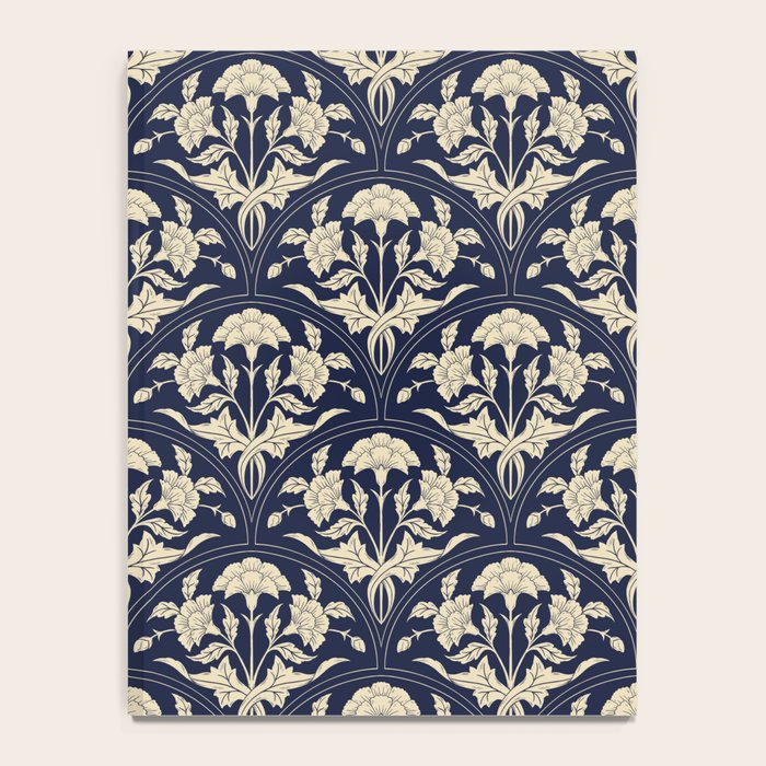 Victorian Botanicals Cornflower In Navy Blue Notebook Gallery Image 4