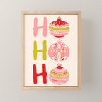 HoHoHo Cheerful little Christmas Illustration Mini Art Print Gallery Image 1