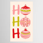 HoHoHo Cheerful little Christmas Illustration Tablecloth Gallery Image 2