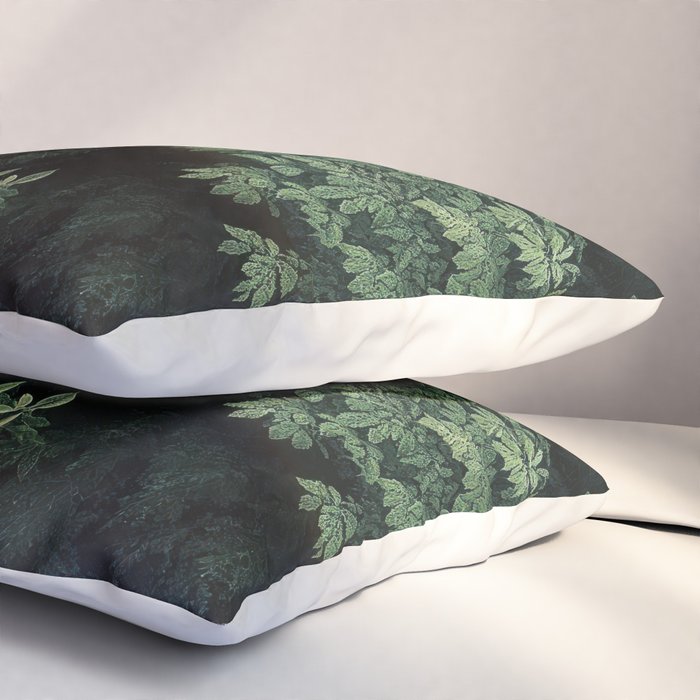 Wabi Sabi Art Japandi Wall Art Maximalist Decor for Living Room Sage Green Japanese Wall Art Gift Pillow Sham Gallery Image 3
