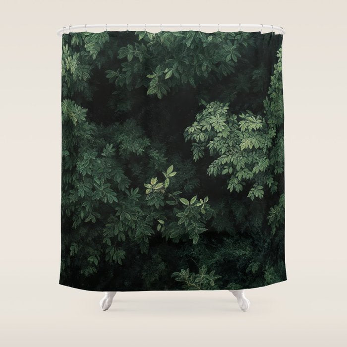 Wabi Sabi Art Japandi Wall Art Maximalist Decor for Living Room Sage Green Japanese Wall Art Gift Shower Curtain Gallery Image 1