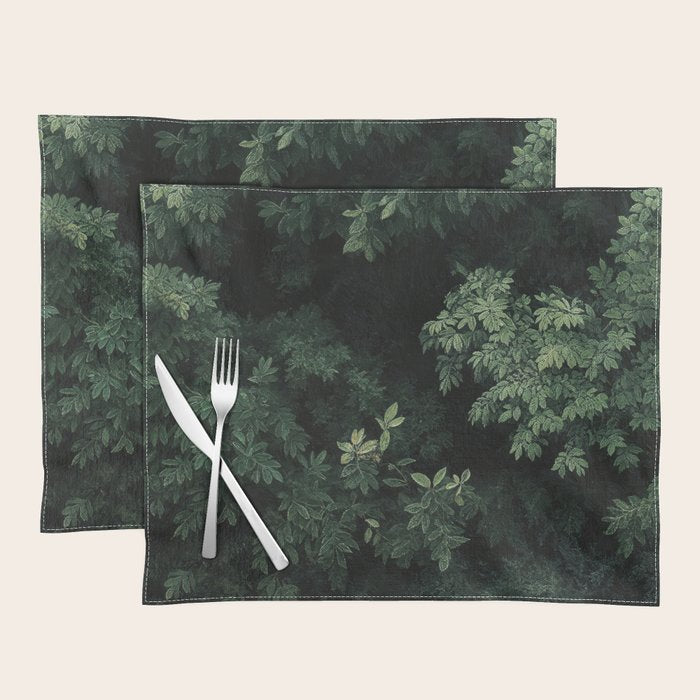 Wabi Sabi Art Japandi Wall Art Maximalist Decor for Living Room Sage Green Japanese Wall Art Gift Placemat Gallery Image 1