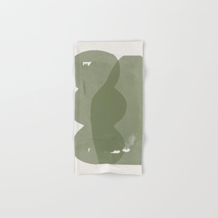 Green Modern Objects Bath Towel Gallery Image 1