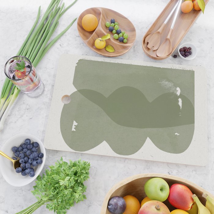 Green Modern Objects Cutting Board Gallery Image 2
