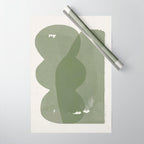 Green Modern Objects Wrapping Paper Gallery Image 1