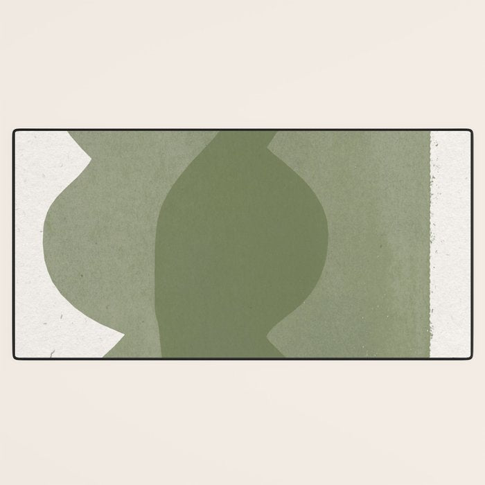 Green Modern Objects Desk Mat Gallery Image 3