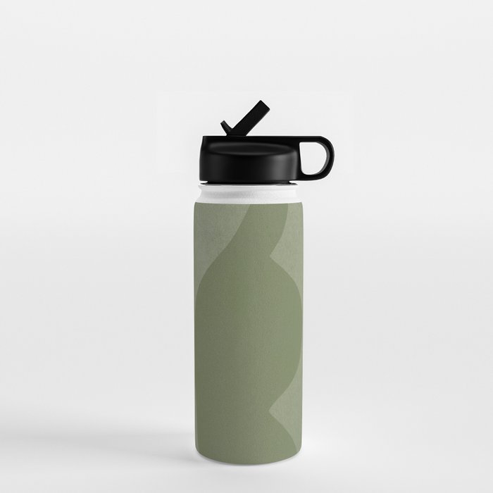 Green Modern Objects Water Bottle Gallery Image 1