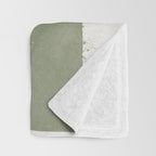 Green Modern Objects Throw Blanket Gallery Image 3