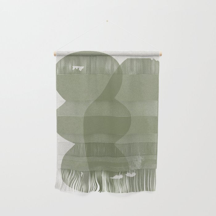 Green Modern Objects Wall Hanging Gallery Image 1