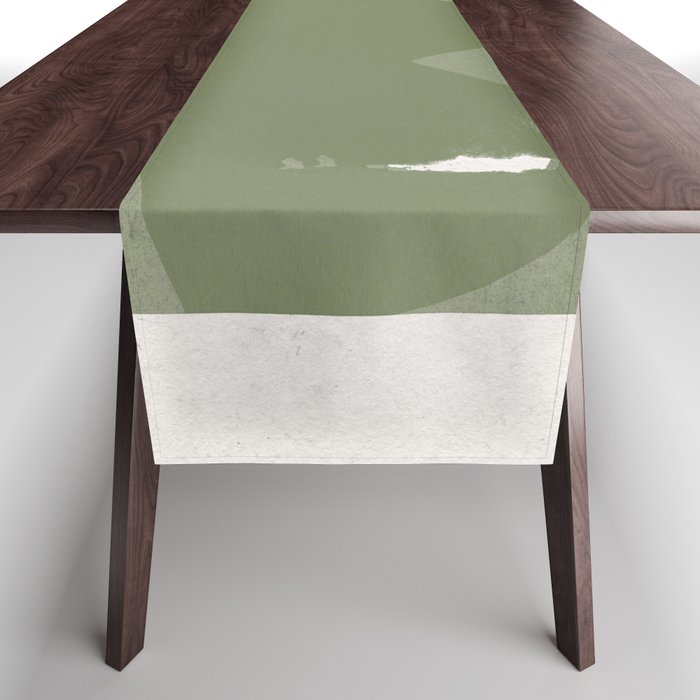 Green Modern Objects Table Runner Gallery Image 1