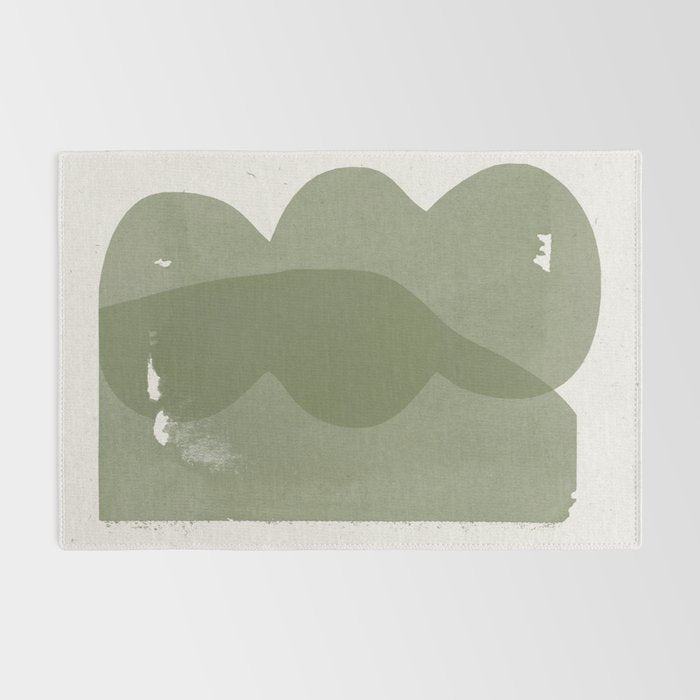 Green Modern Objects Rug Gallery Image 2