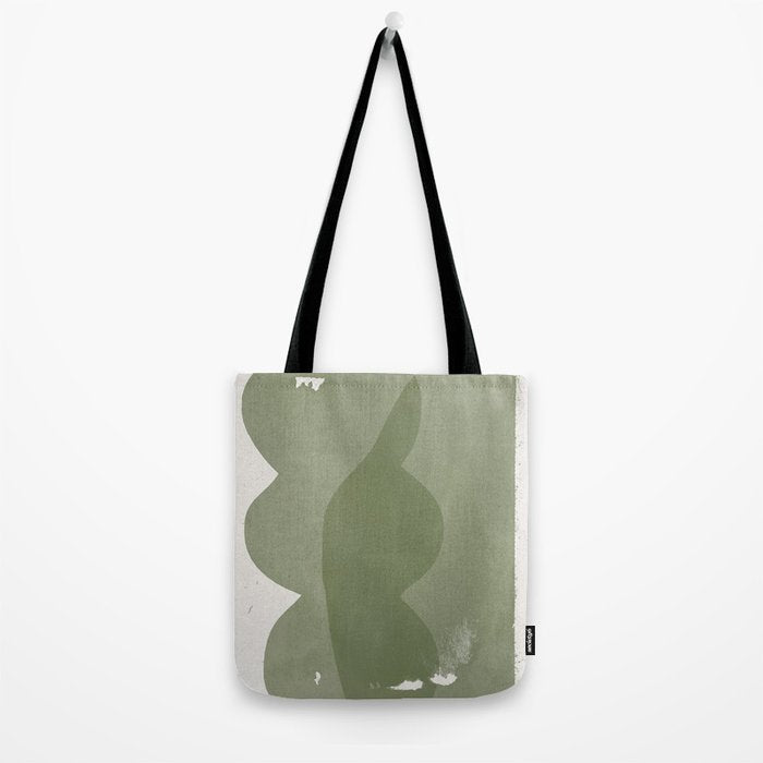 Green Modern Objects Tote Bag Gallery Image 2