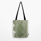 Green Modern Objects Tote Bag Gallery Image 2