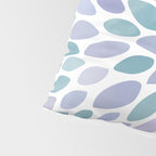 Festive, Flower Bloom, Purple and Teal, Floral Prints Pillow Sham Gallery Image 4