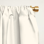 2 Stripes Black Orange Window Curtain Gallery Image 2