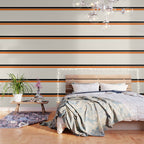 2 Stripes Black Orange Wallpaper Gallery Image 3