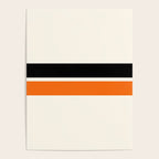 2 Stripes Black Orange Poster Gallery Image 4