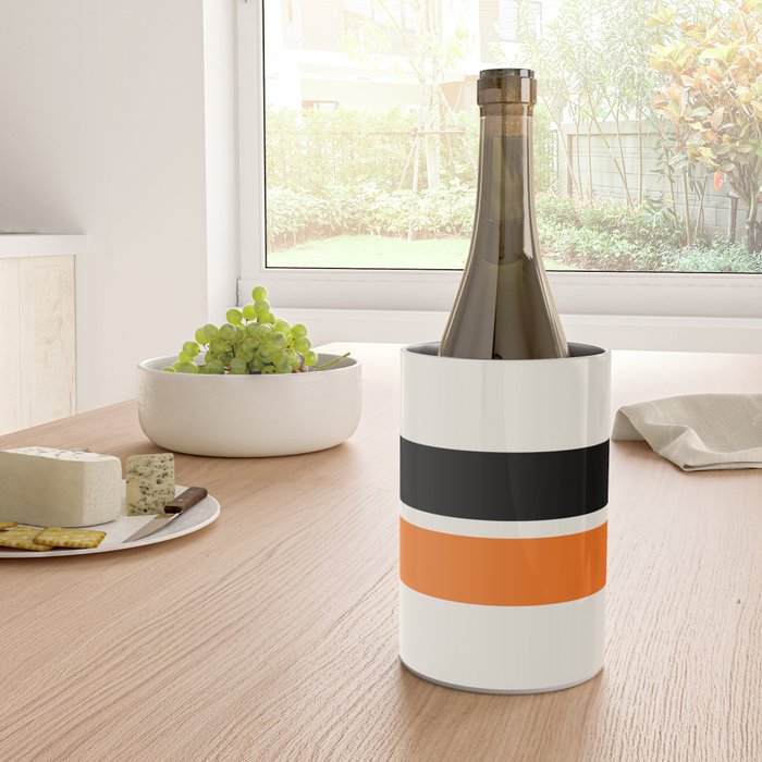 2 Stripes Black Orange Wine Chiller Gallery Image 4