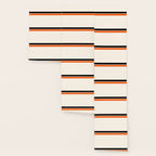 2 Stripes Black Orange Wallpaper Gallery Image 3