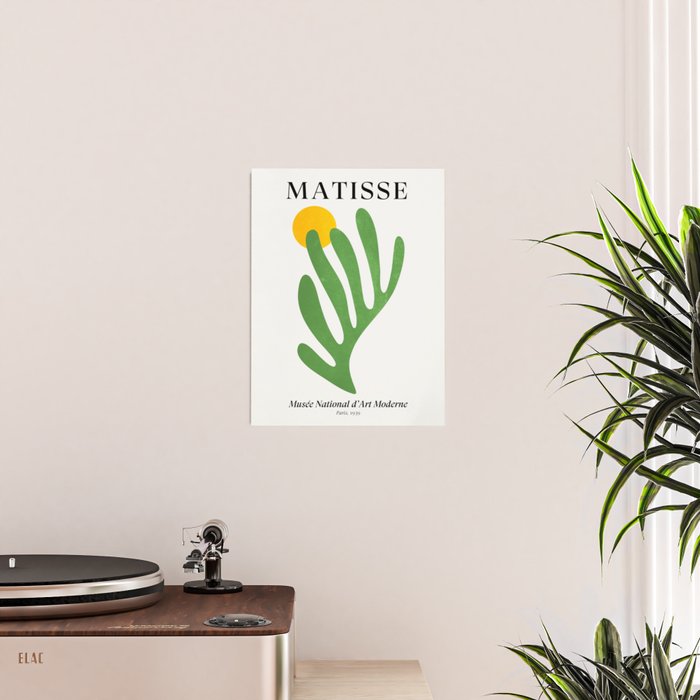 Green Leaf & Sun: Matisse Edition | Mid Century Series Poster Gallery Image 2