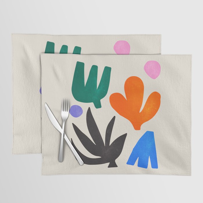 Paper Garden: Matisse Cutouts 01 Placemat Gallery Image 1