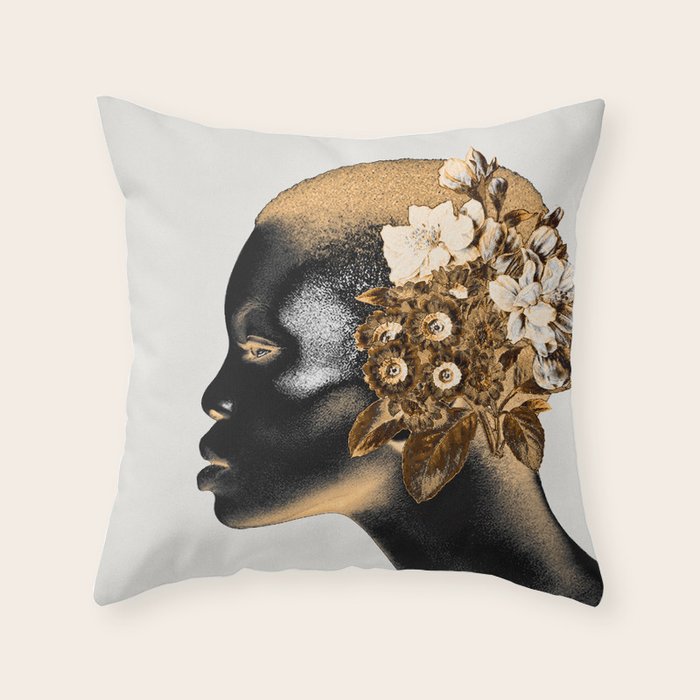 PORTRAIT 5 Throw Pillow Gallery Image 6
