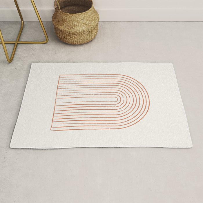 Arch Dusty Orange Rug Gallery Image 1
