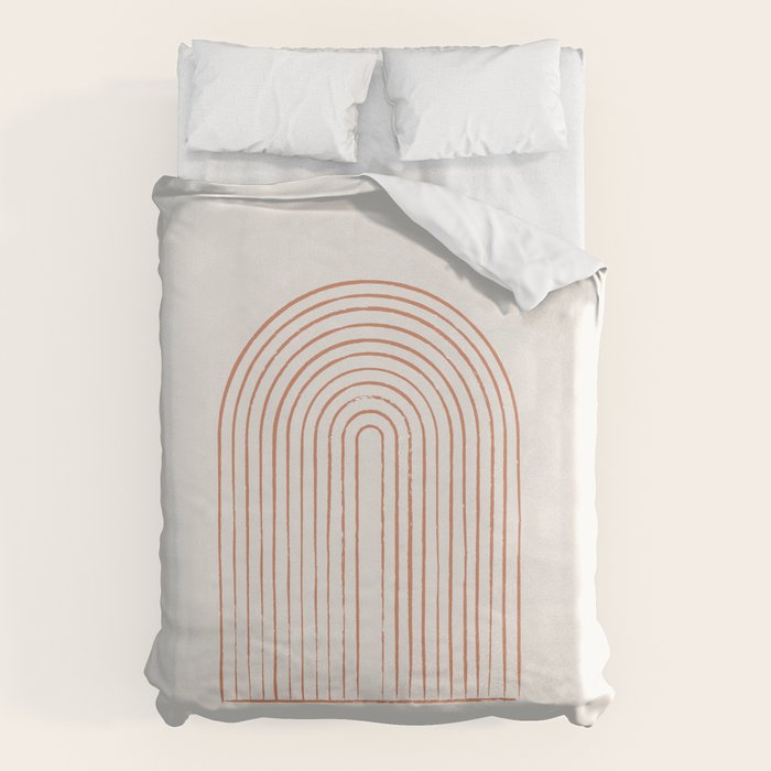 Arch Dusty Orange Duvet Cover Gallery Image 1
