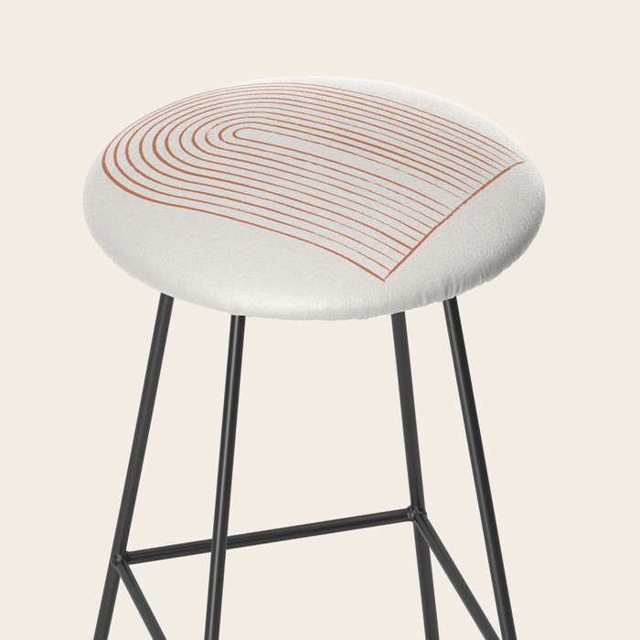 Arch Dusty Orange Stool Gallery Image 2