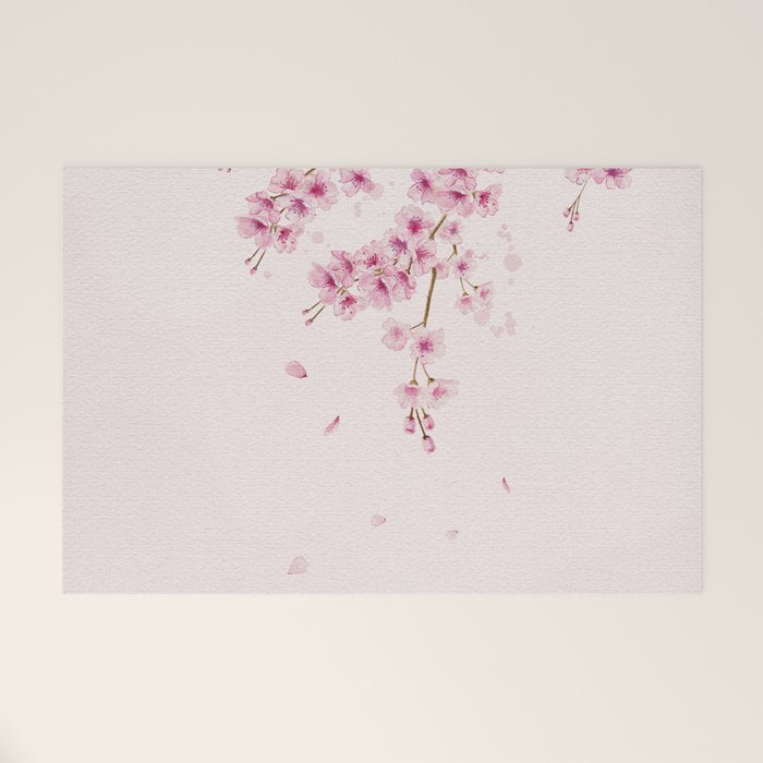 Cherry Blossom 2  Welcome Mat Gallery Image 1