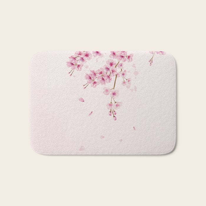 Cherry Blossom 2  Bath Mat Gallery Image 1