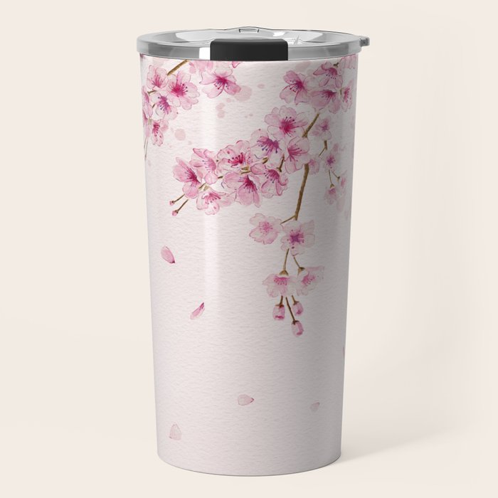 Cherry Blossom 2  Travel Mug Gallery Image 1