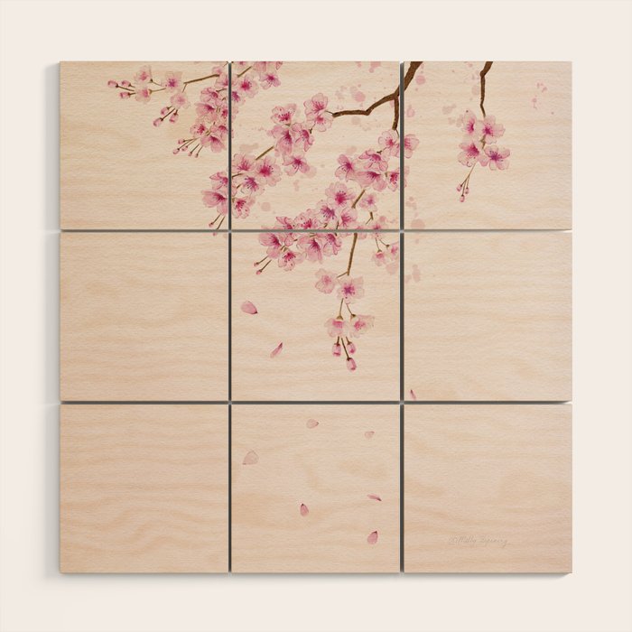Cherry Blossom 2  Wood Wall Art Gallery Image 1