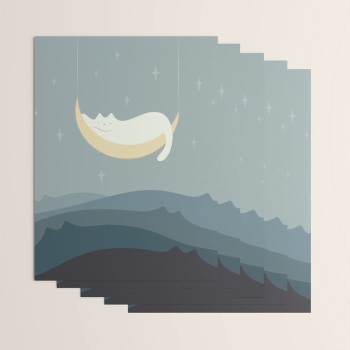 Cat Landscape 188 Wrapping Paper Gallery Image 3