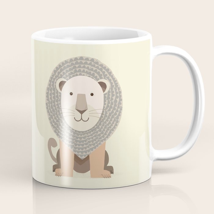 Whimsical Lion Coffee Mug Gallery Image 1
