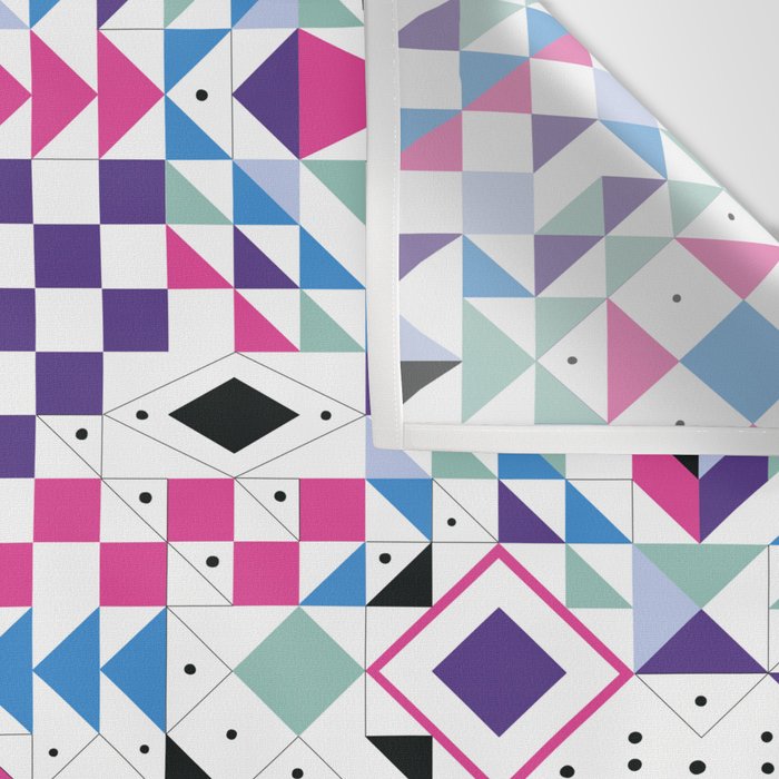 BM3 Tribal geometric Wall Tapestry Gallery Image 3