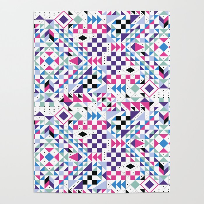 BM3 Tribal geometric Poster Gallery Image 1