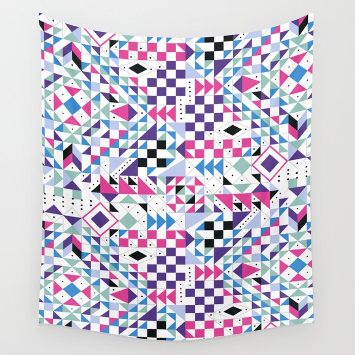 BM3 Tribal geometric Wall Tapestry Gallery Image 4