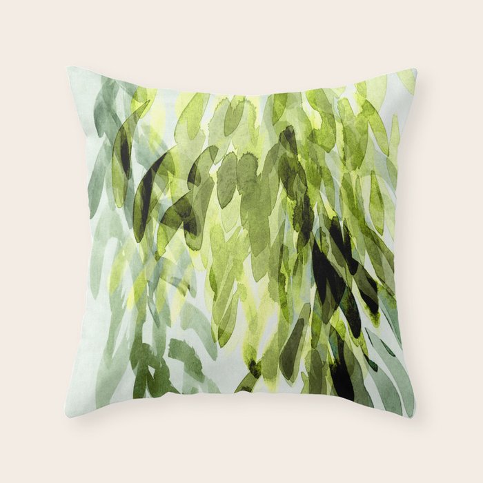 FP 3 - green Throw Pillow Gallery Image 6