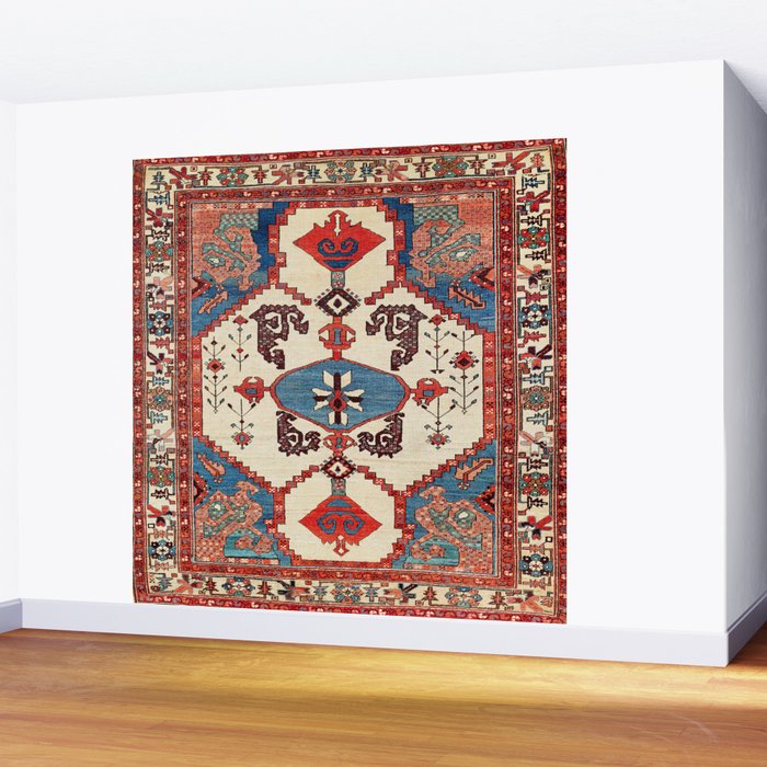 Bakhshaish Azerbaijan Northwest Persian Rug Print Wall Mural Gallery Image 2