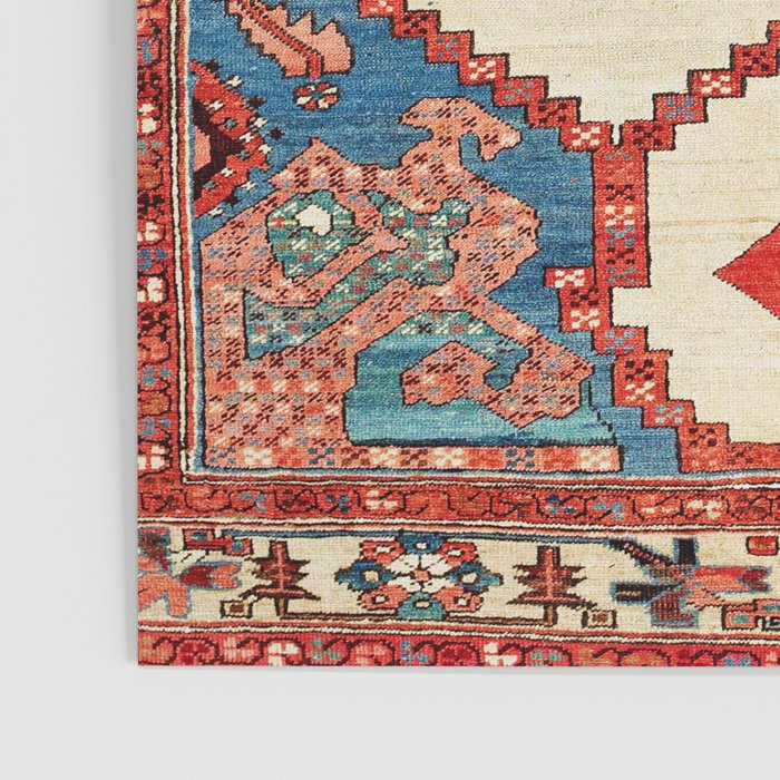 Bakhshaish Azerbaijan Northwest Persian Rug Print Poster Gallery Image 3